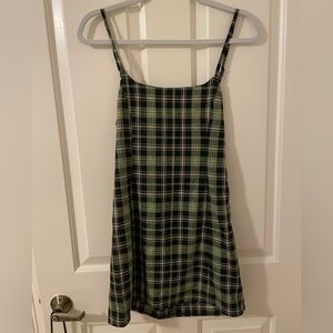 Multicolor Plaid Mini Dress